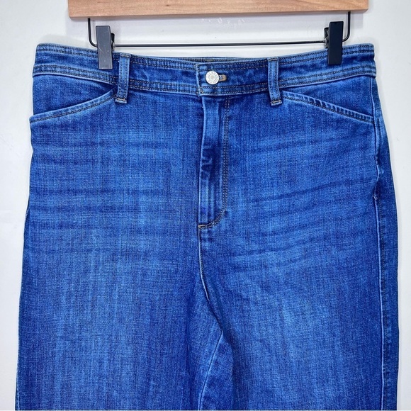 Talbots Wide Leg Crop Jeans Size 12P - Picture 5 of 11